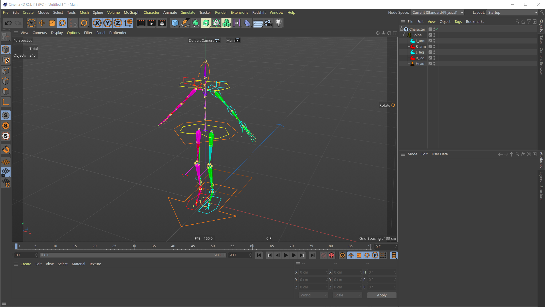 C4dからue4へキャラクターを書き出すツール Hk3d Jp